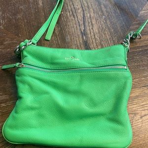 Perfect green Kate Spade cross body purse